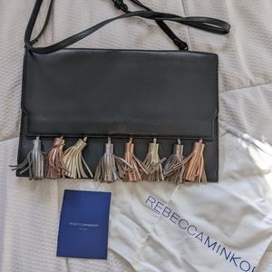 Rebecca Minkoff Sofia Leather Tassel Clutch/Crossbody